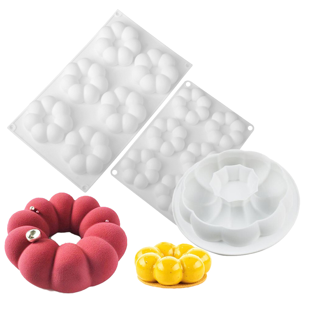 Donut Mold Silicone - 1 или 6-я ячечная форма для
