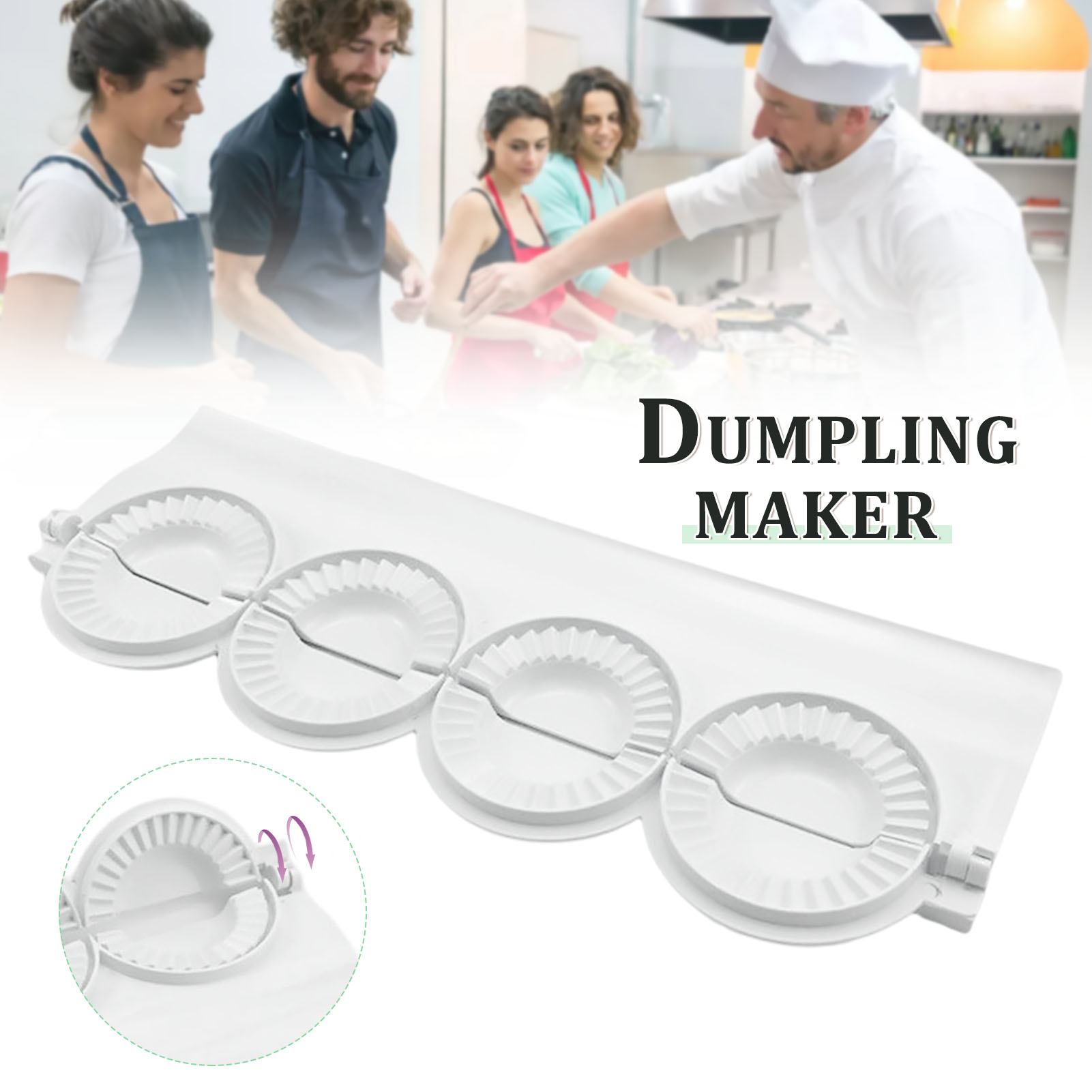 Dumpling Press Set - Большая форма для пельменей «сделай сам»,