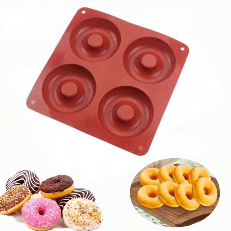 Donut Mold Silicone - 1 шт., инструмент для выпечки тортов,