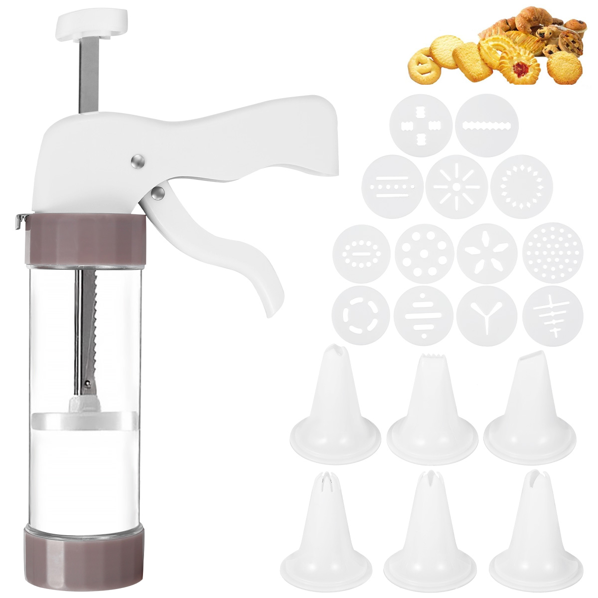 Churros Maker Gun - Набор прессов для печенья, пистолет для