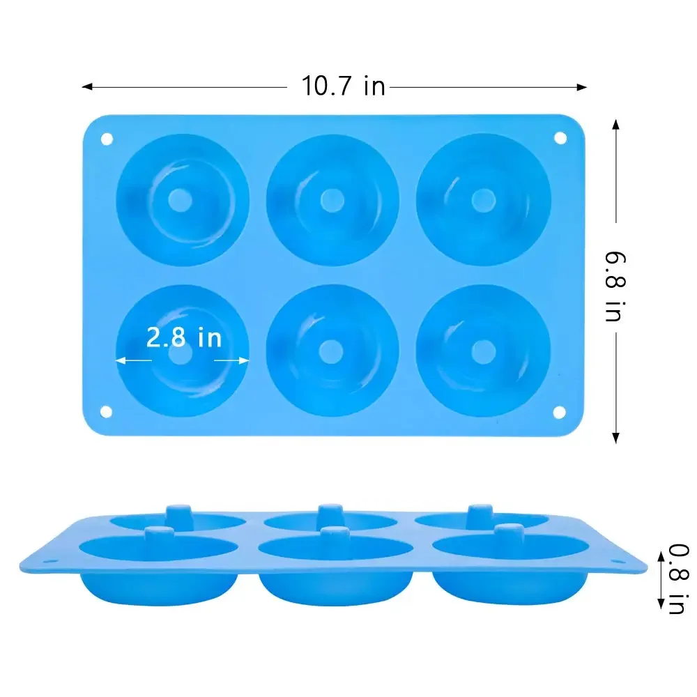 1/2 шт. силиконовая форма для  – обзор и цена Donut Mold Silicone