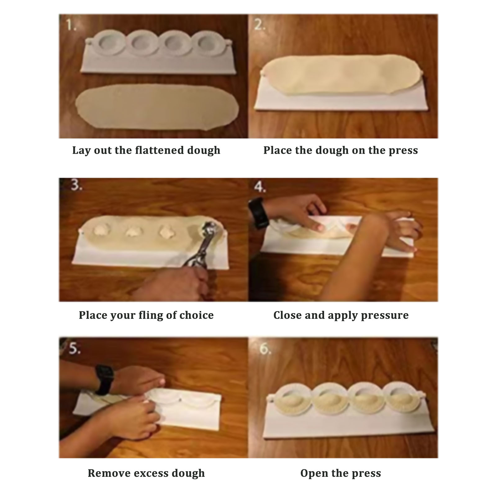 Большая форма для пельменей «с – обзор и цена Dumpling Press Set